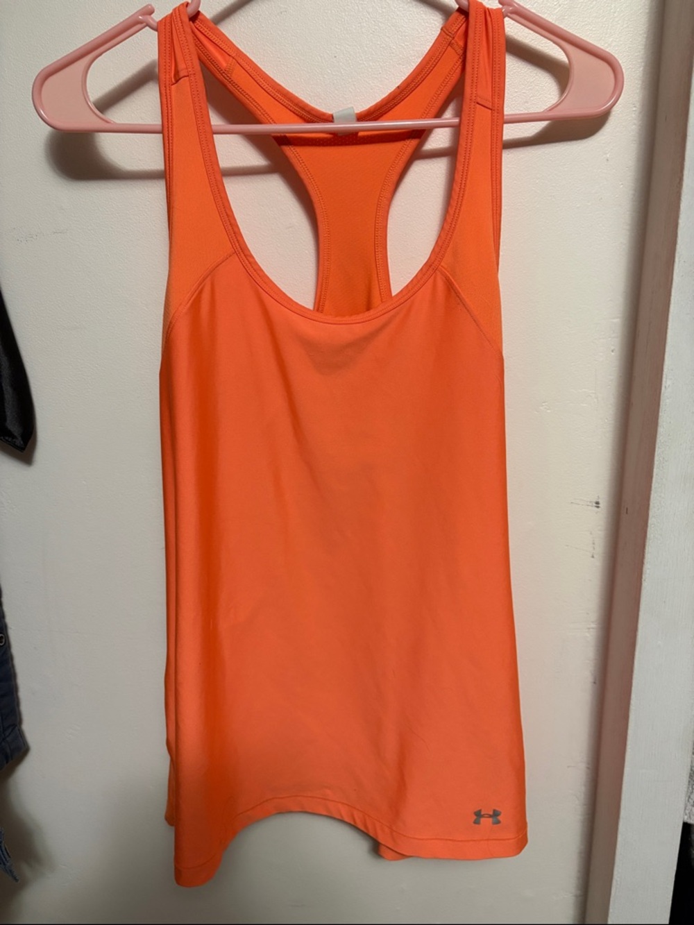 Under Armour Women's Bright Orange Racerback Performance Tank